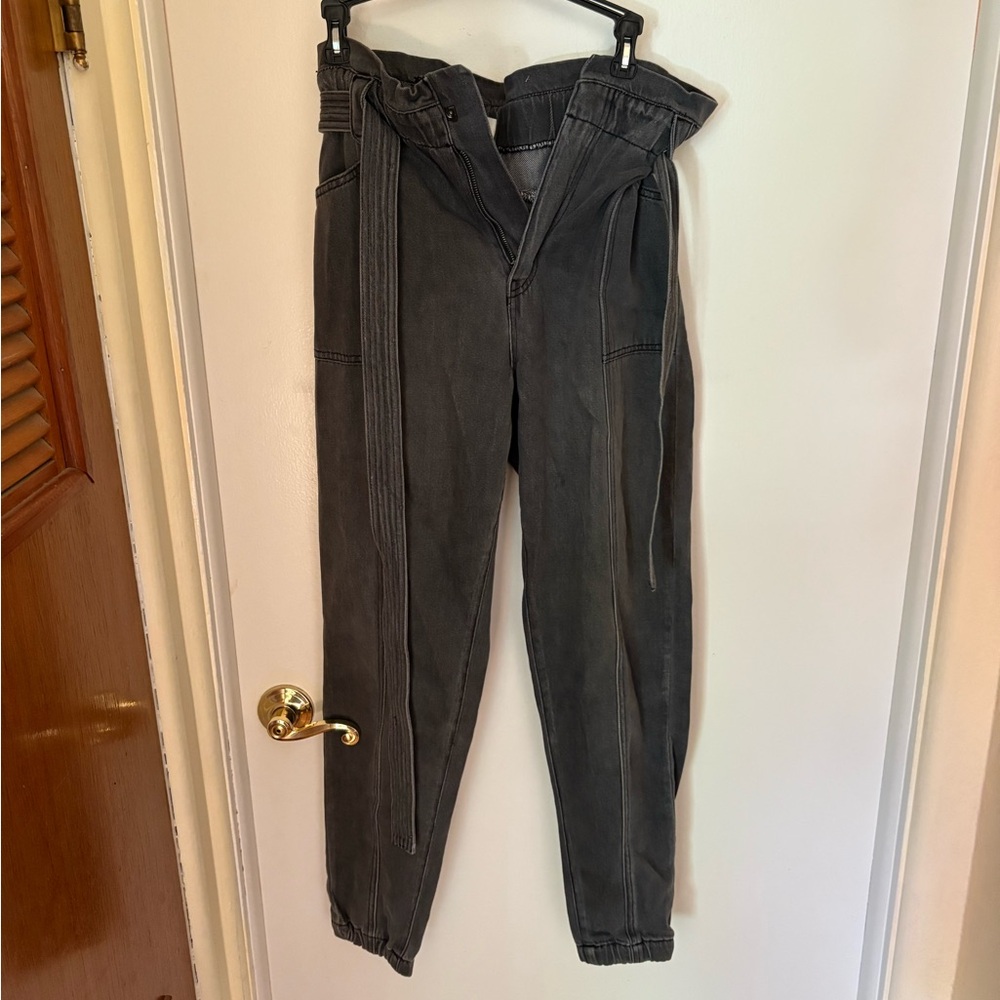 KanCan Charcoal Denim Jogger